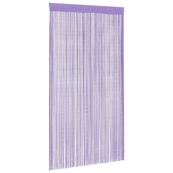 vidaXL Cortinas de fios 2 pcs 100x250 cm roxo