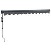 vidaXL Toldo retr&aacute;til autom&aacute;tico 3,5x2,5 m antracite