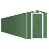 vidaXL Abrigo de jardim 192x1021x223 cm a&ccedil;o galvanizado verde