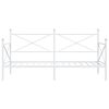 vidaXL Cama de Dia sem Colch&atilde;o 107x203 cm a&ccedil;o branco
