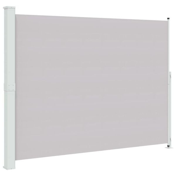 vidaXL Toldo lateral retr&aacute;til para p&aacute;tio 220x300 cm cinzento