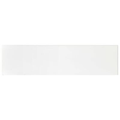 vidaXL Mesa consola 110x30x76 cm derivados de madeira branco