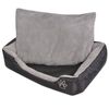 vidaXL Cama para c&atilde;es com almofada acolchoada tamanho XXL preto