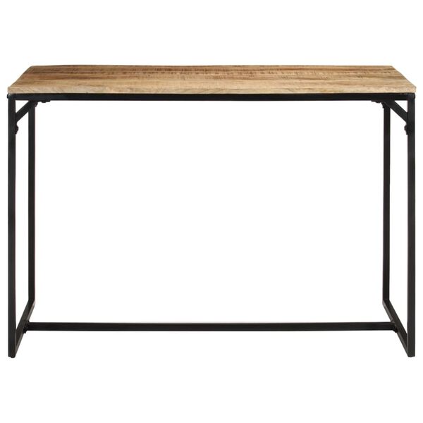 vidaXL Mesa de jantar 110x55x75 cm madeira de mangueira maci&ccedil;a &aacute;spera