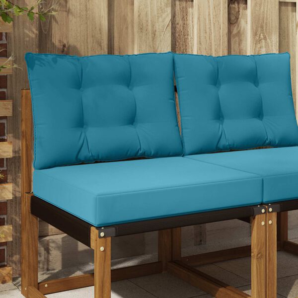 vidaXL Almofada para Sof&aacute; Externo 2 pcs Azul Royal Poli&eacute;ster