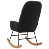 vidaXL Cadeira de baloi&ccedil;o veludo preto