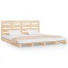 vidaXL Estrutura cama pequena de casal 120x190 cm madeira pinho maci&ccedil;a