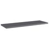 vidaXL Prateleiras para estante 4 pcs 60x20x1,5cm contraplacado cinza