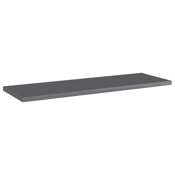 vidaXL Prateleiras para estante 4 pcs 60x20x1,5cm contraplacado cinza