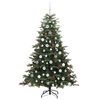 vidaXL &Aacute;rvore de Natal Artificial Verde 180 cm PVC, Metal e Pl&aacute;stico
