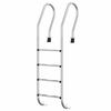 vidaXL Escada de piscina 54x38x184,5 cm 304 a&ccedil;o inoxid&aacute;vel