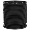 vidaXL Cordas Bungee 4 mm Preto PP e Borracha