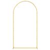 vidaXL Arco de Casamento Ouro 100 x 39 x 200 cm A&ccedil;o