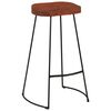 vidaXL Bancos de bar Gavin 2pcs 50x40x78cm madeira de mangueira maci&ccedil;a