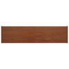 vidaXL Soleira de Janela Madeira Marrom 60 x 25 x 4,5 cm PVC
