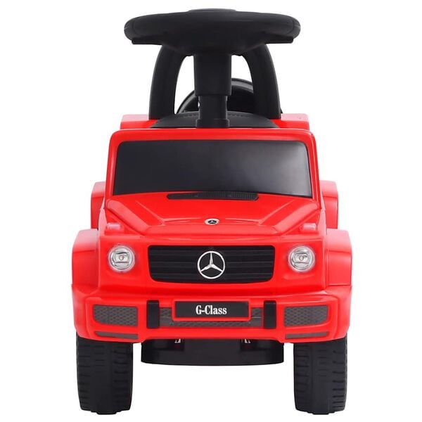 vidaXL Andador carro Mercedes Benz G63 vermelho
