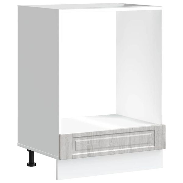 vidaXL Arm&aacute;rio forno Porto derivados de madeira cinzento sonoma