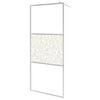 vidaXL Divis&oacute;ria de chuveiro 80x195 cm vidro ESG design pedras