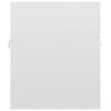 vidaXL Armário lavatório 41x38,5x46cm contraplacado branco brilhante