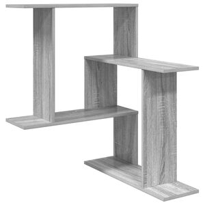 vidaXL Prateleira de Parede Sonoma cinzento 67 x 67 x 87 cm