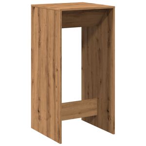vidaXL Mesa de bar 51x50x103,5 cm derivados madeira carvalho artisiano