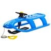 vidaXL Tren&oacute; com volante 102,5x40x23 cm polipropileno azul
