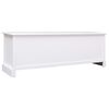 vidaXL Banco de corredor 115x30x40 cm madeira branco