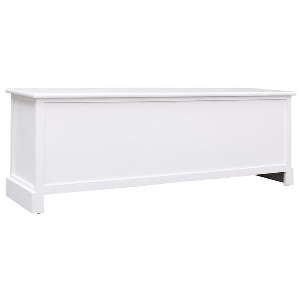vidaXL Banco de corredor 115x30x40 cm madeira branco