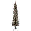 vidaXL &Aacute;rvore de Natal Artificial Verde 240 cm PVC, Pl&aacute;stico e A&ccedil;o