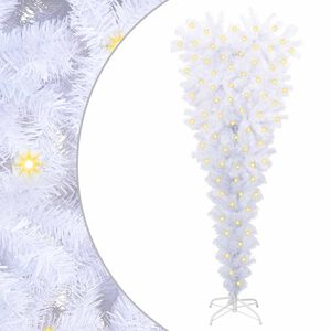 vidaXL &Aacute;rvore de Natal Artificial com 150 LEDs Branco 120 cm PVC e A&ccedil;o