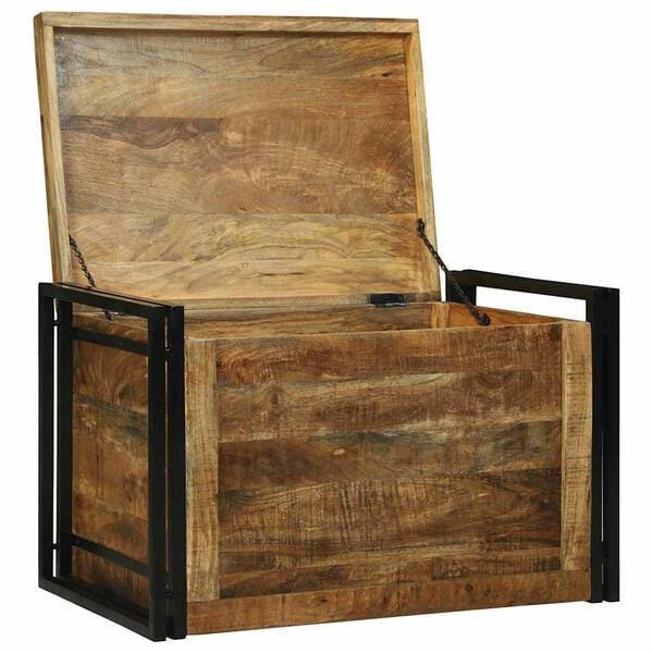 vidaXL Caixa de Armazenamento com armazenamento 80 x 50 x 50 cm