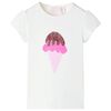 T-shirt infantil cor cru 140