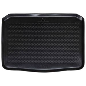 vidaXL Tapete de Porta-Malas Preto Borracha