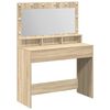 vidaXL Mesa de vestir Carvalho Sonoma 100 x 41 x 135 cm
