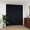 vidaXL Cortina blackout com ganchos 290x245 cm preto