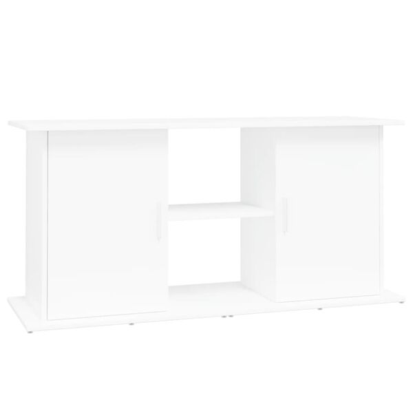 vidaXL Suporte de aquário 121x41x58 cm derivados de madeira branco