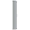 vidaXL Toldo lateral retrátil para pátio 120x300 cm cinzento