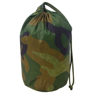 vidaXL Rede de camuflagem com saco de armazenamento 1,5x6 m verde