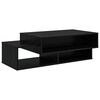 vidaXL Mesa de centro Carvalho Preto 105 x 50 x 32,5 cm