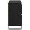 vidaXL Buffet 2 pcs Carvalho Preto 60 x 35 x 70 cm