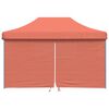 vidaXL Tenda de Festa Terracota 292 x 440 x 315 cm Tecido Oxford
