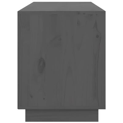 vidaXL Móvel de TV 176x37x47,5 cm madeira de pinho maciça cinzento