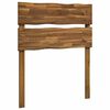 vidaXL Cabeceira de borda viva ROSTOCK Natural 90 cm