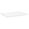 vidaXL Prateleiras para estante 4 pcs 40x30x1,5cm contraplacado branco