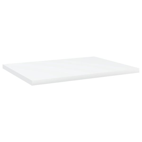 vidaXL Prateleiras para estante 4 pcs 40x30x1,5cm contraplacado branco