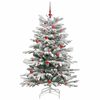 vidaXL Árvore de Natal Articulada Artificial Branco 150 cm PE e PVC