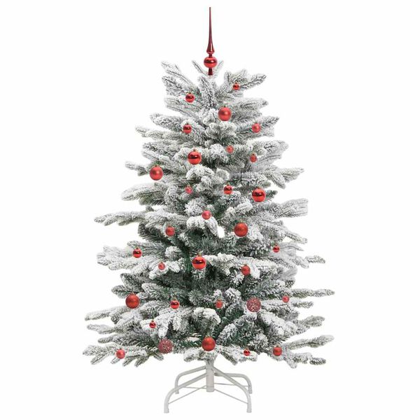 vidaXL Árvore de Natal Articulada Artificial Branco 150 cm PE e PVC