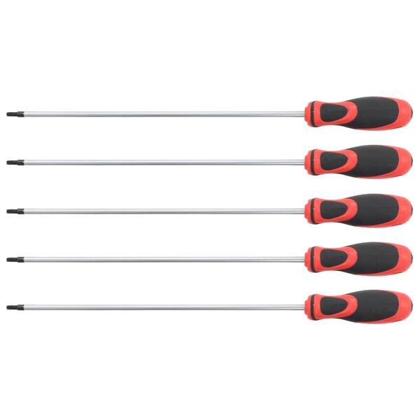 vidaXL Conjunto de chaves de fendas torx 5 pcs 300 mm