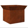 vidaXL Fire Pit Ferro Enferrujado 50 x 50 x 40 cm A&ccedil;o corten