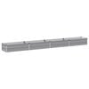 vidaXL Cama de Jardim Elevada Cinzento 320 x 40 x 24 cm